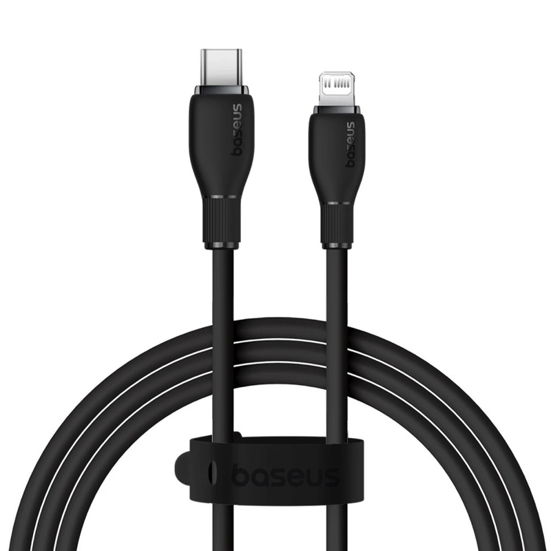 Кабель Baseus Pudding Series 20W Type-C to Lightning Чорний