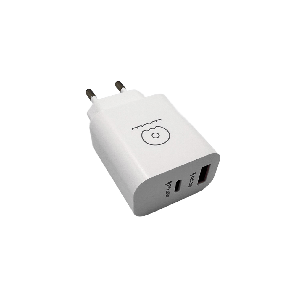 Мережевий зарядний пристрій WUW C172 38W PD+QC3.0 чорний