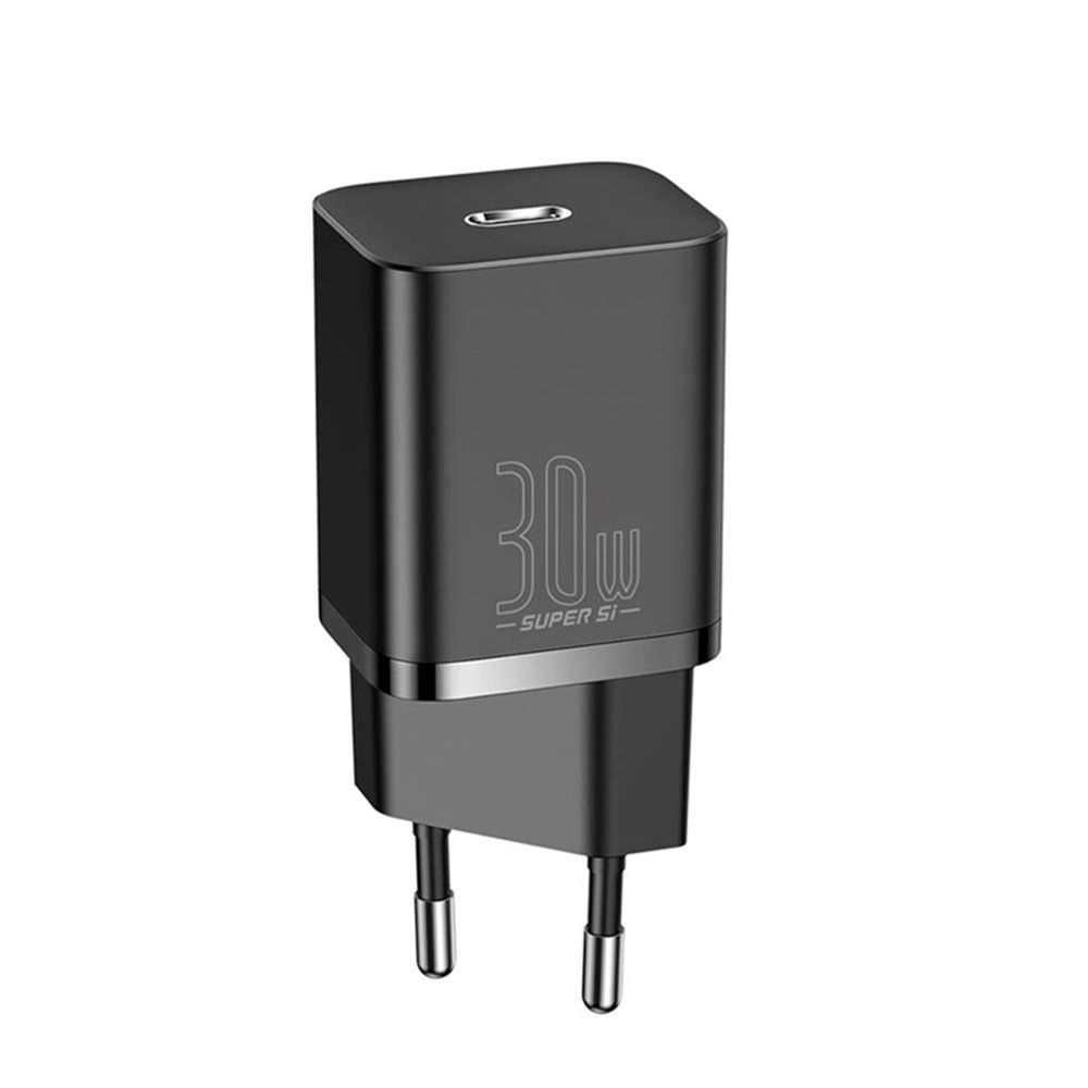 Мережевий зарядний пристрій Baseus Super Si 30W Чорний