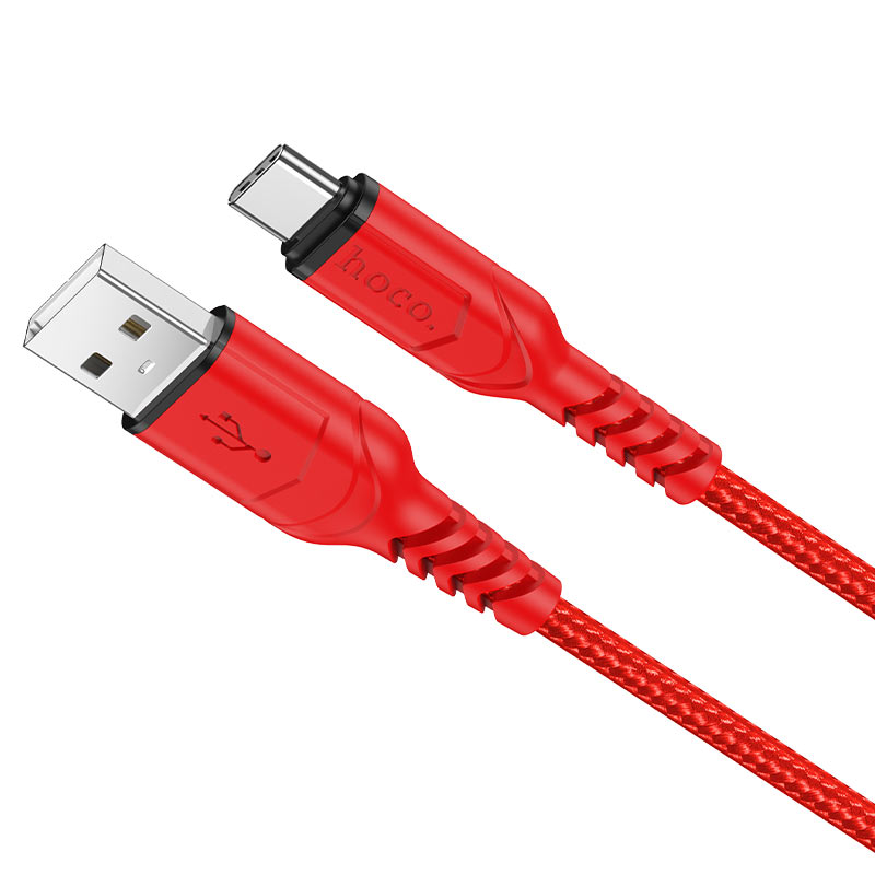 Кабель зарядний HOCO X59 3A Red