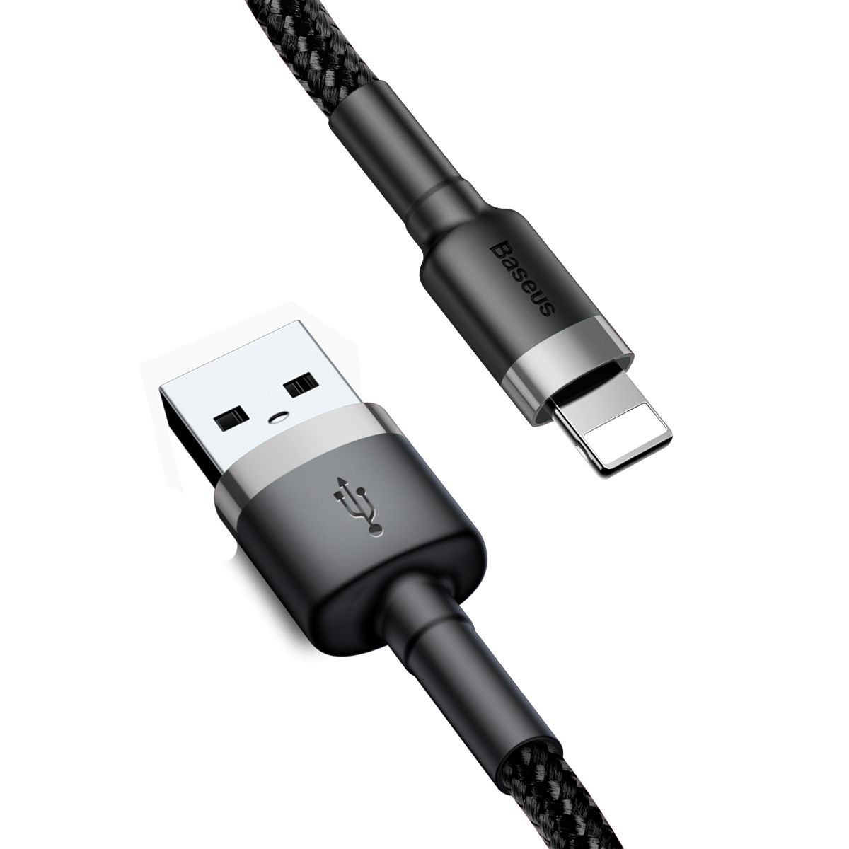 Кабель Baseus Cafule Series 2.4A 1м Black-Gray