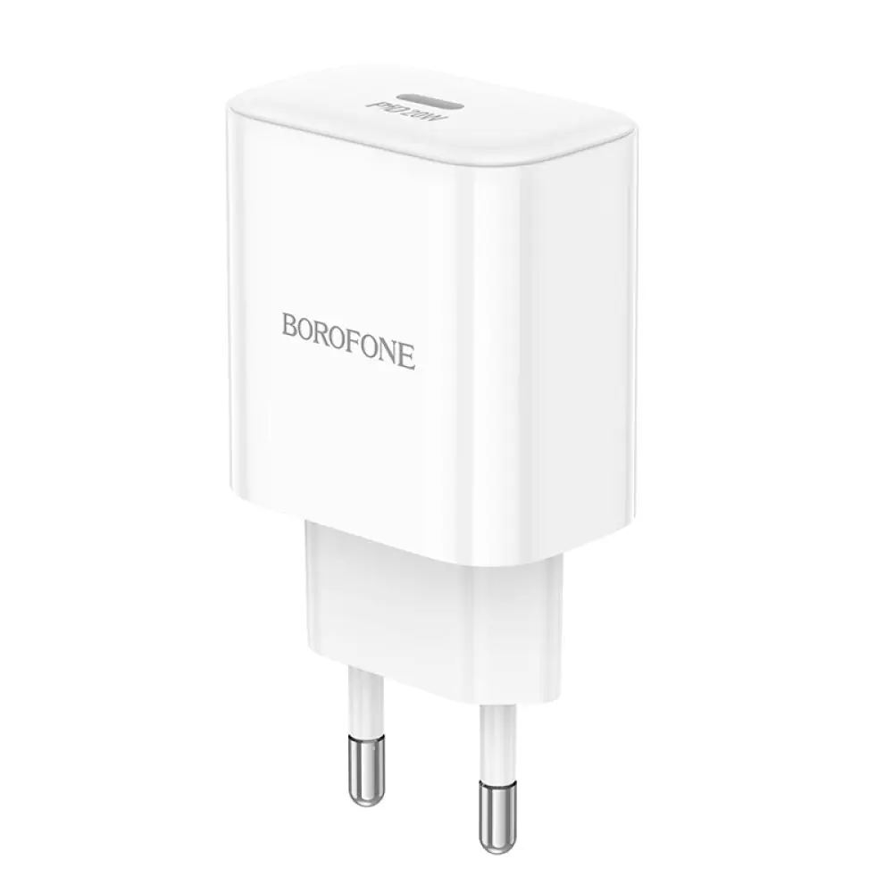 Мережевий зарядний пристрій BOROFONE BA81A PD20W Білий