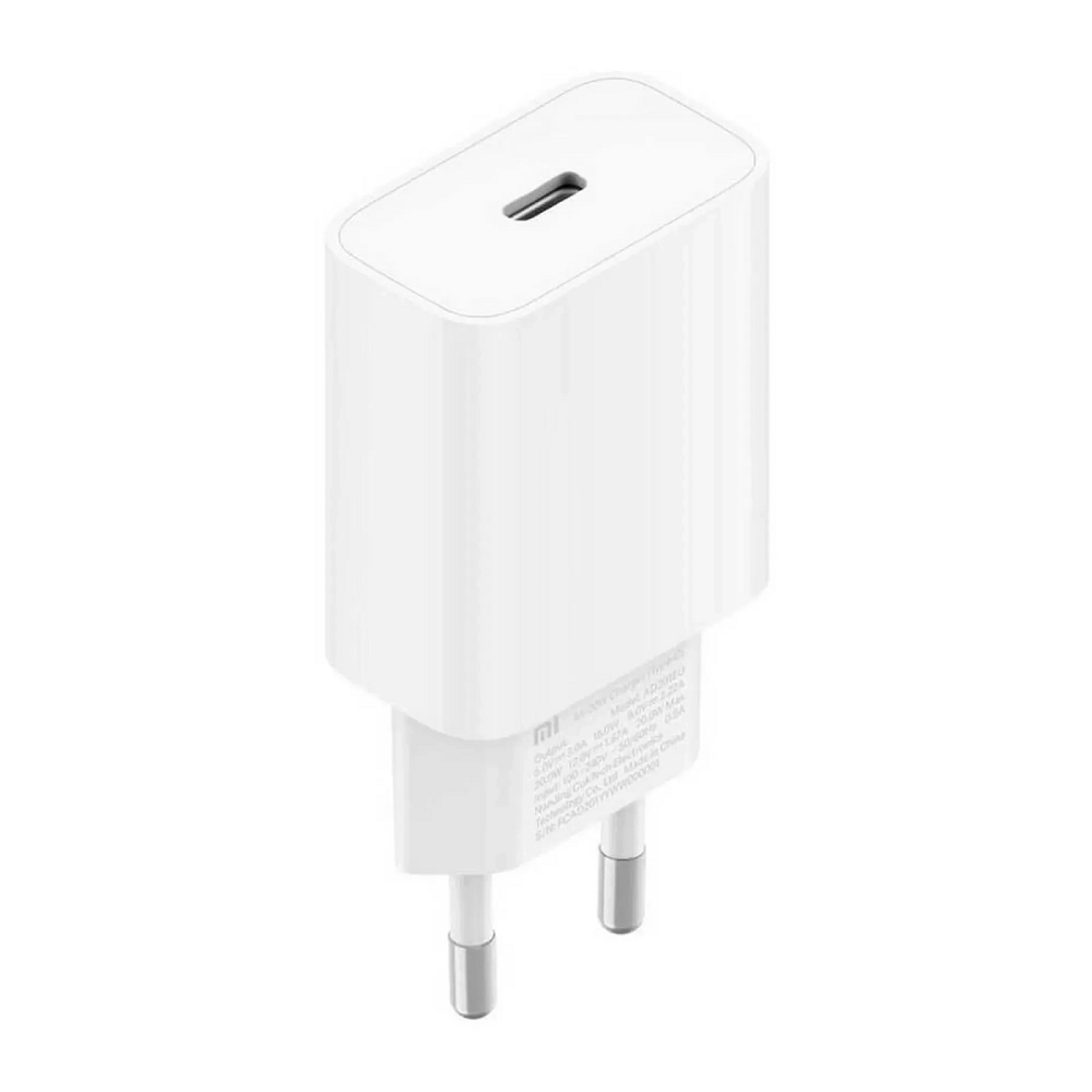 Мережевий зарядний пристрій Xiaomi Mi 20W Type-C EU 20 Вт Білий