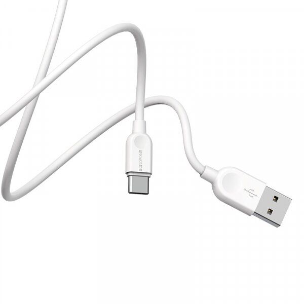 Кабель USB Borofone BX14 LinkJet 2.4A 2м Білий