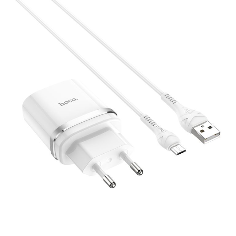 Мережевий зарядний пристрій HOCO C12Q Smart 18W QC3.0 Білий