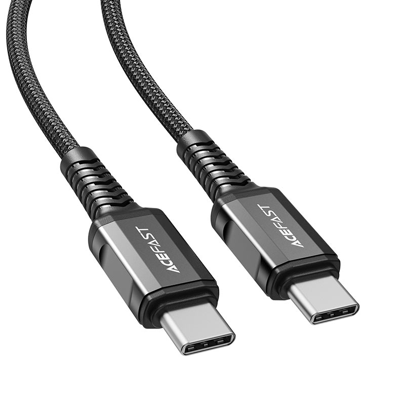 Кабель синхронізації ACEFAST C1-03 60W Type-C to Type-C Black