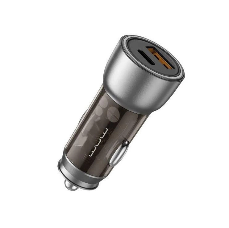 Автомобільний зарядний пристрій WUW C185 PD20W+QC3.0 чорний