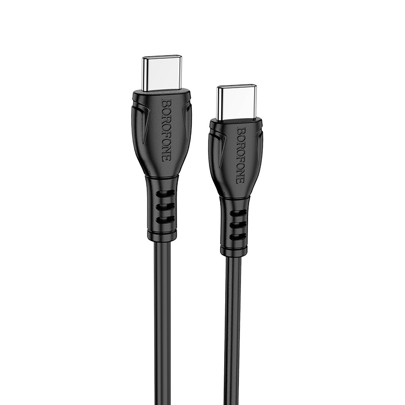 Кабель BOROFONE BX51 Triumph 60W Type-C to Type-C Чорний