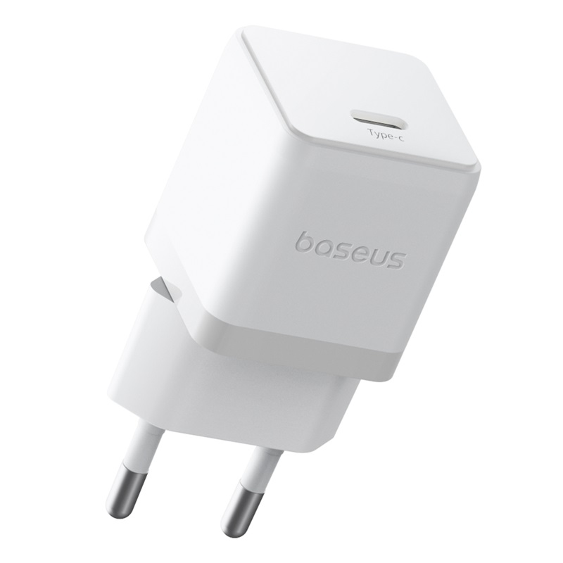 Мережевий зарядний пристрій Baseus Palm Fast Charger 20W Type-C Moon White