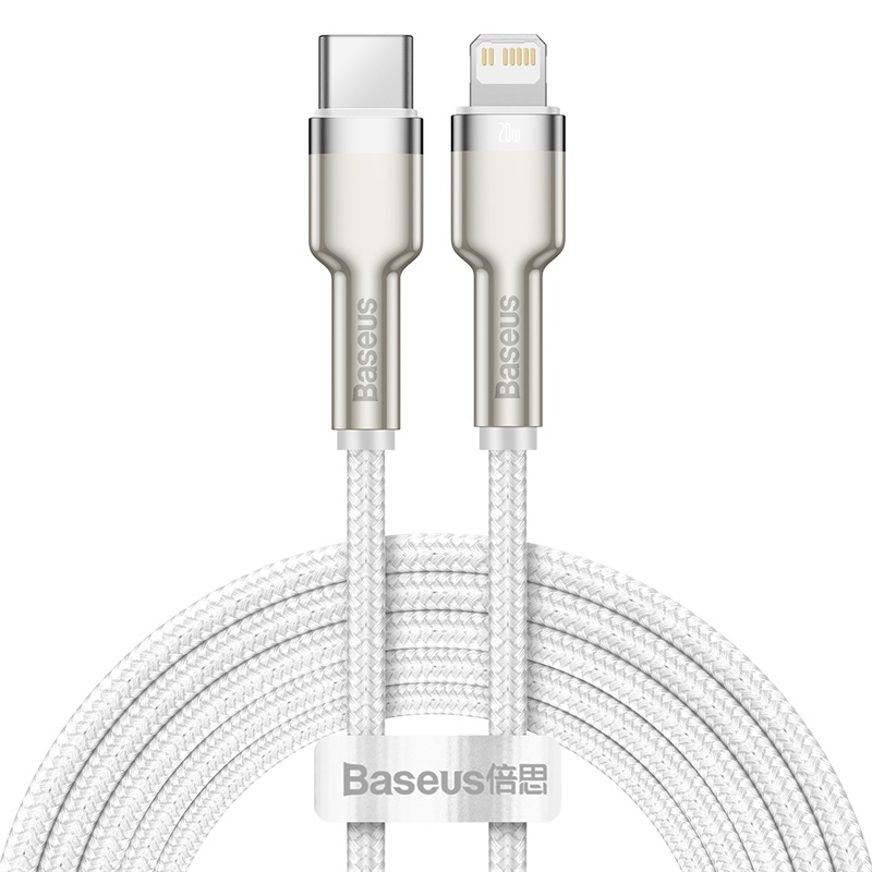 Кабель Baseus Cafule Series Metal Data Cable 20W White