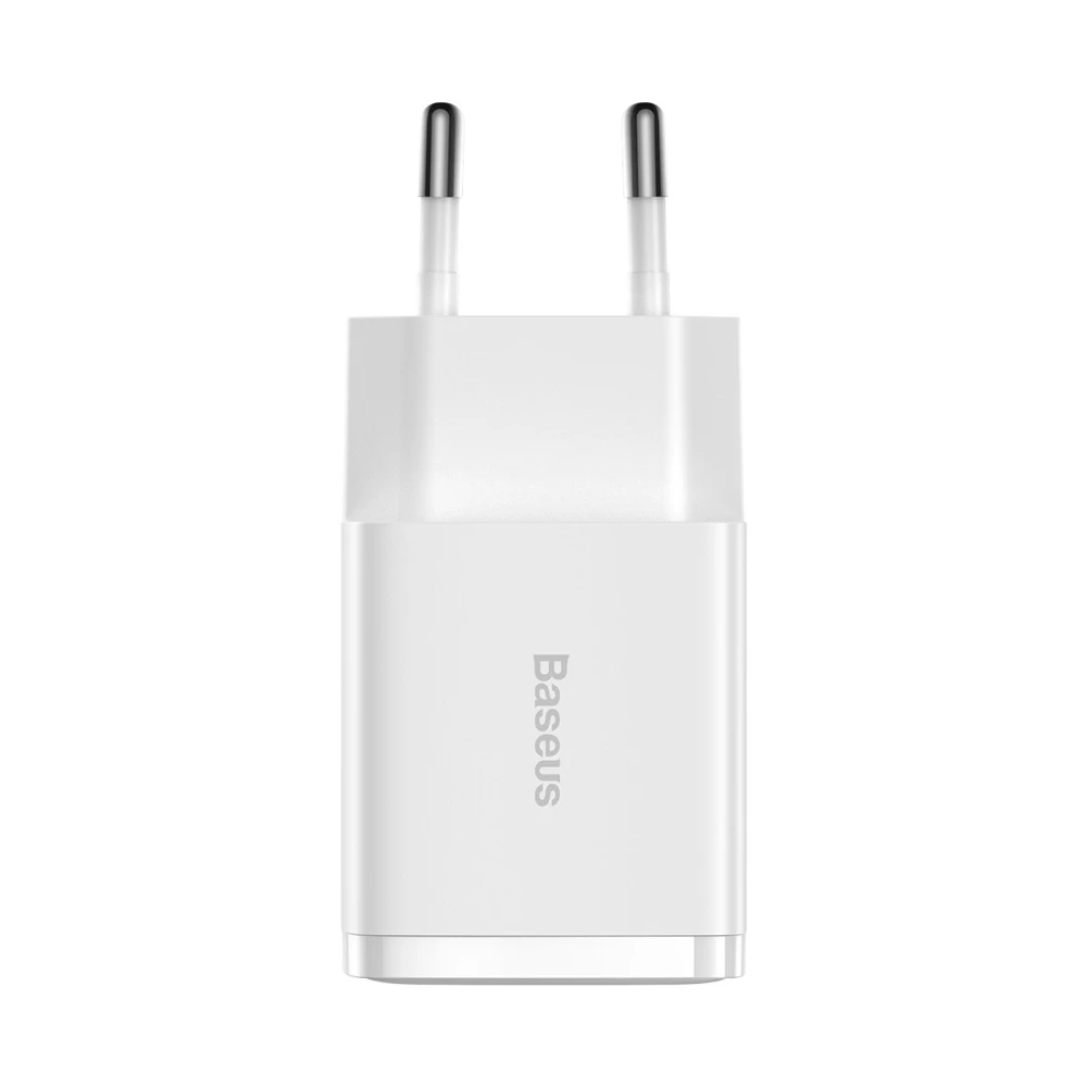 Мережевий зарядний пристрій Baseus Compact Charger 2U 10.5W 2 USB Білий