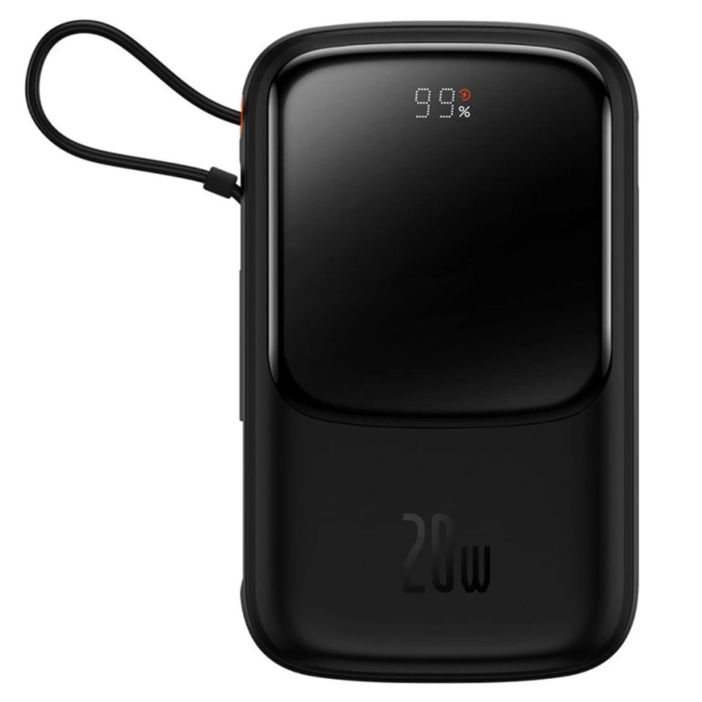 Зовнішній акумулятор Baseus Qpow Pro Швидка зарядка 10000mAh Чорний
