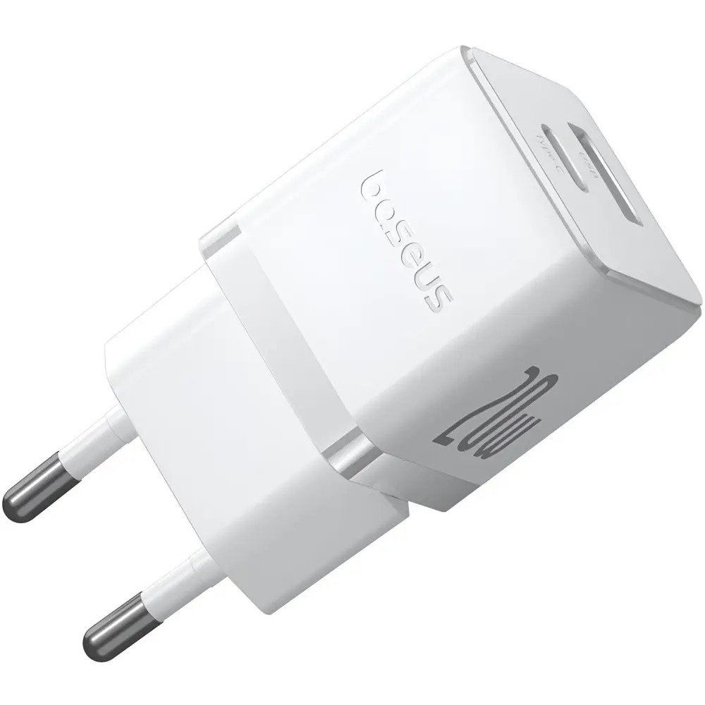 Мережевий зарядний пристрій Baseus Palm 20W White