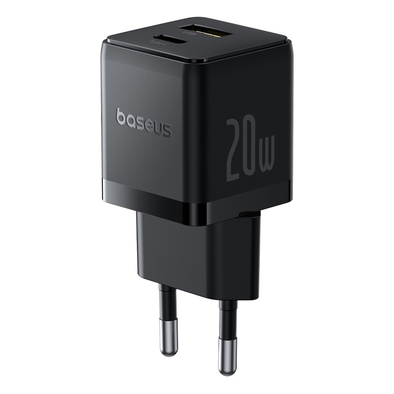 Мережевий зарядний пристрій Baseus Palm Fast Charger 20W Cluster Black