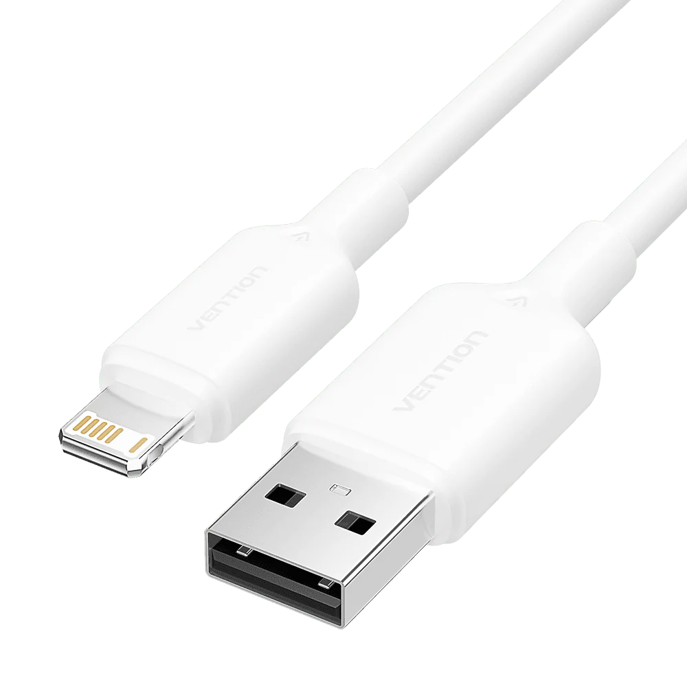 Кабель синхронізації Vention USB 2.0 2.4A Білий