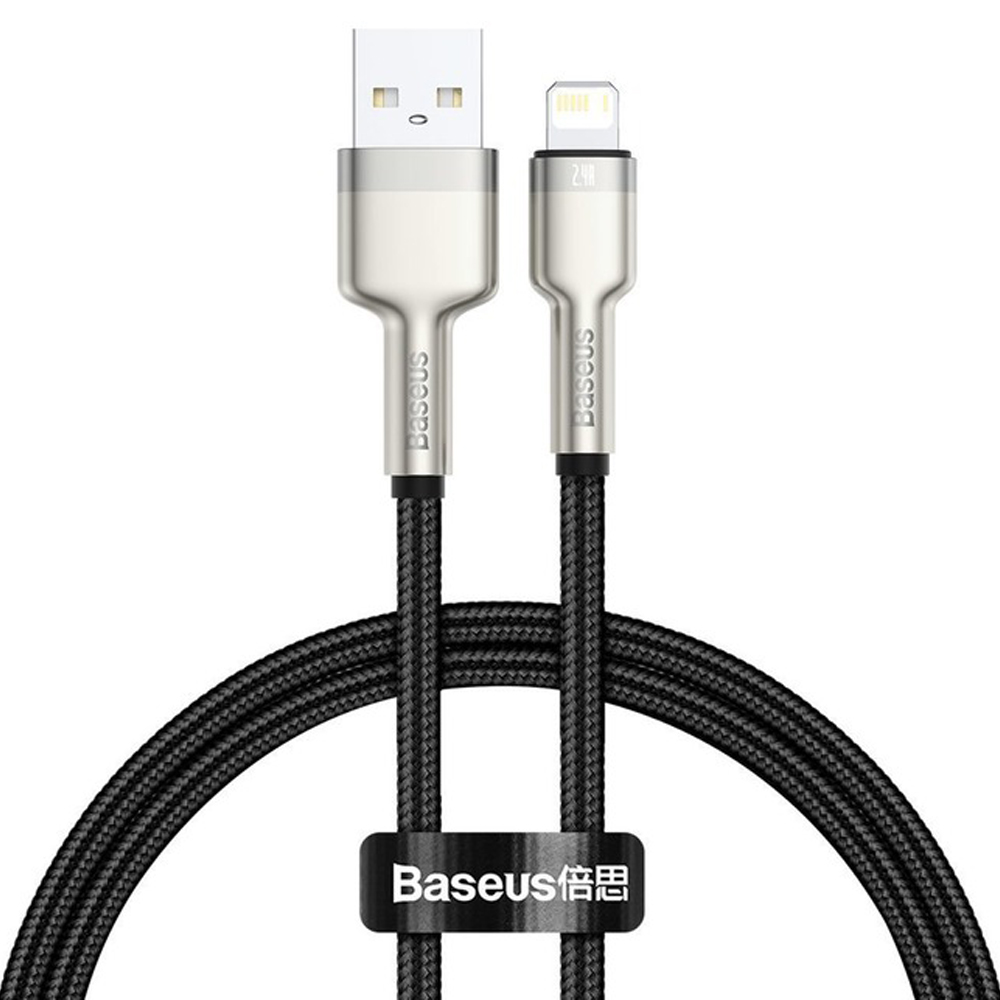 Кабель Baseus Cafule Series 0.25 м Lightning Black