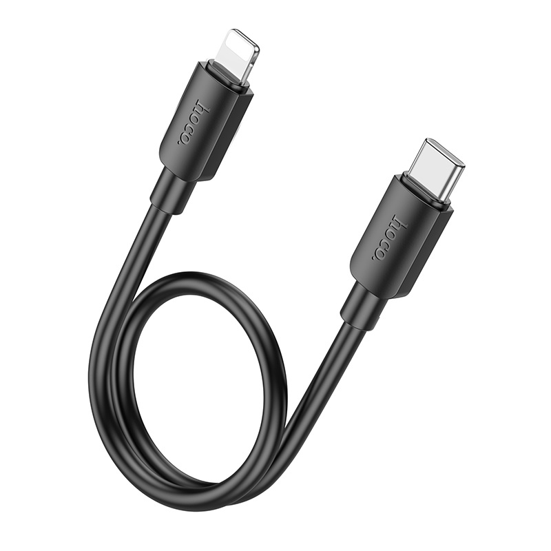 Кабель для заряджання HOCO X96 Hyper PD 20W 0.25м Black