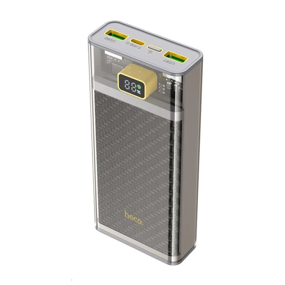 Зовнішній акумулятор HOCO J103A Discovery edition 20000mAh 22.5W Сірий