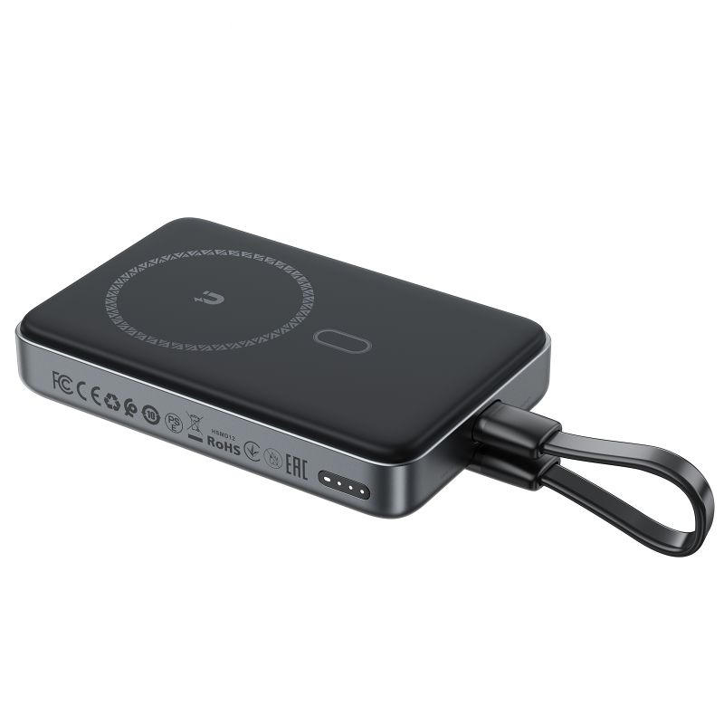 Зовнішній акумулятор ACEFAST M10 Magnetic Wireless Charging 10000mAh Black