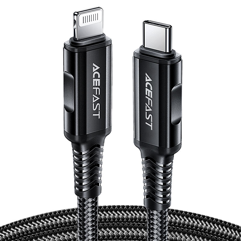 Кабель ACEFAST C4-01 Type-C to Lightning 30W Black