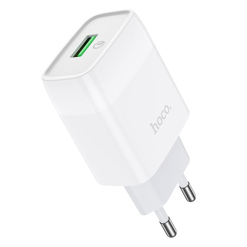 Мережевий зарядний пристрій HOCO C72Q 18W QC3.0 Білий