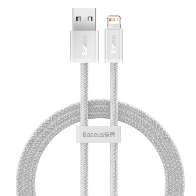 Кабель Baseus Dynamic Series USB to Lightning 2.4A 2м білий