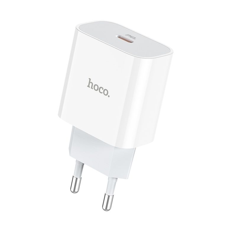 Мережевий зарядний пристрій HOCO C76A Plus Speed source PD20W Білий