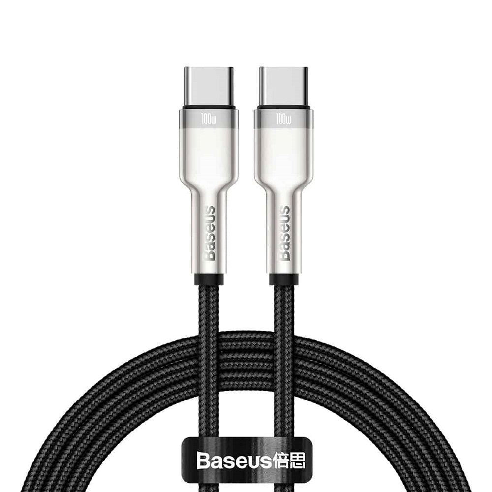 Кабель Baseus Cafule Series Metal Data Cable 100W 2м Black