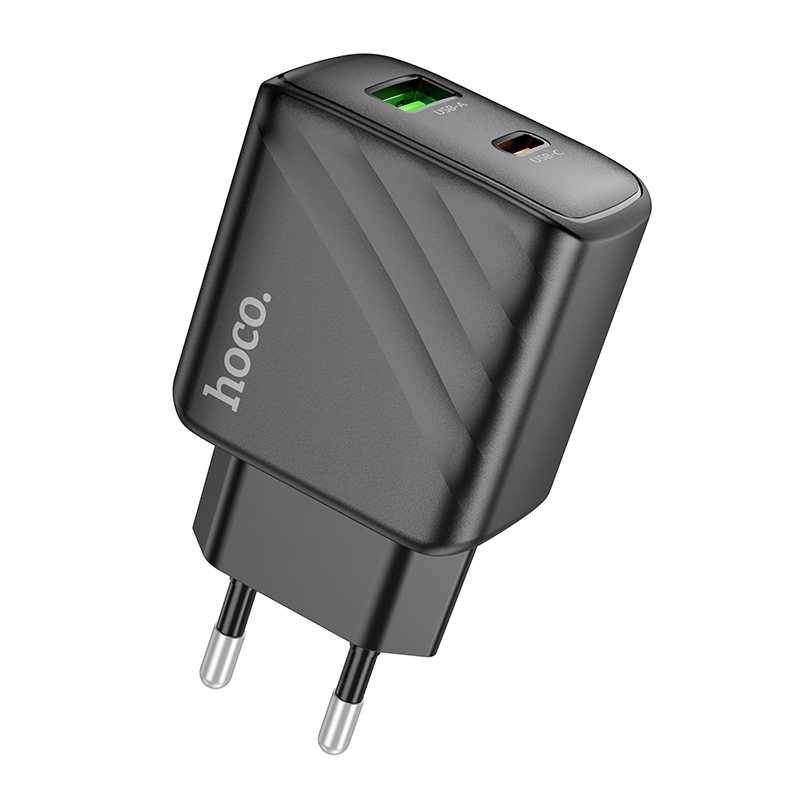 Мережевий зарядний пристрій HOCO CS23A 30W PD+QC Чорний