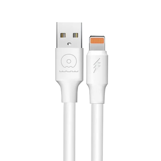 Кабель для зарядки WUW X169 5А Lightning білий