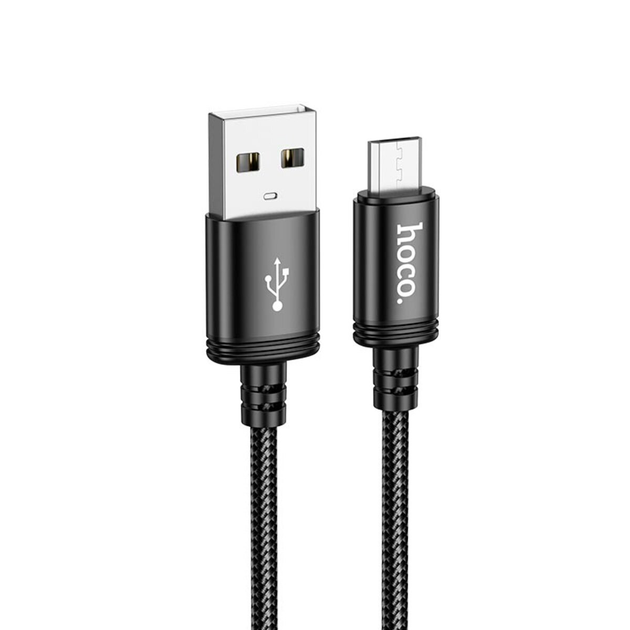 Кабель Hoco X89 Wind 2.4A Micro USB Чорний