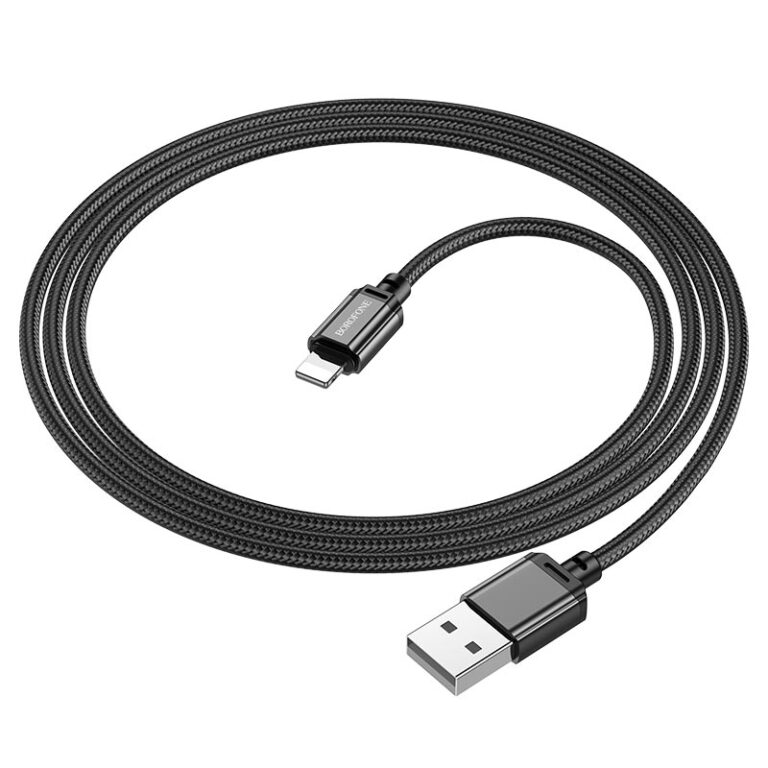 Кабель USB BOROFONE BX87 2.4A 1м Чорний