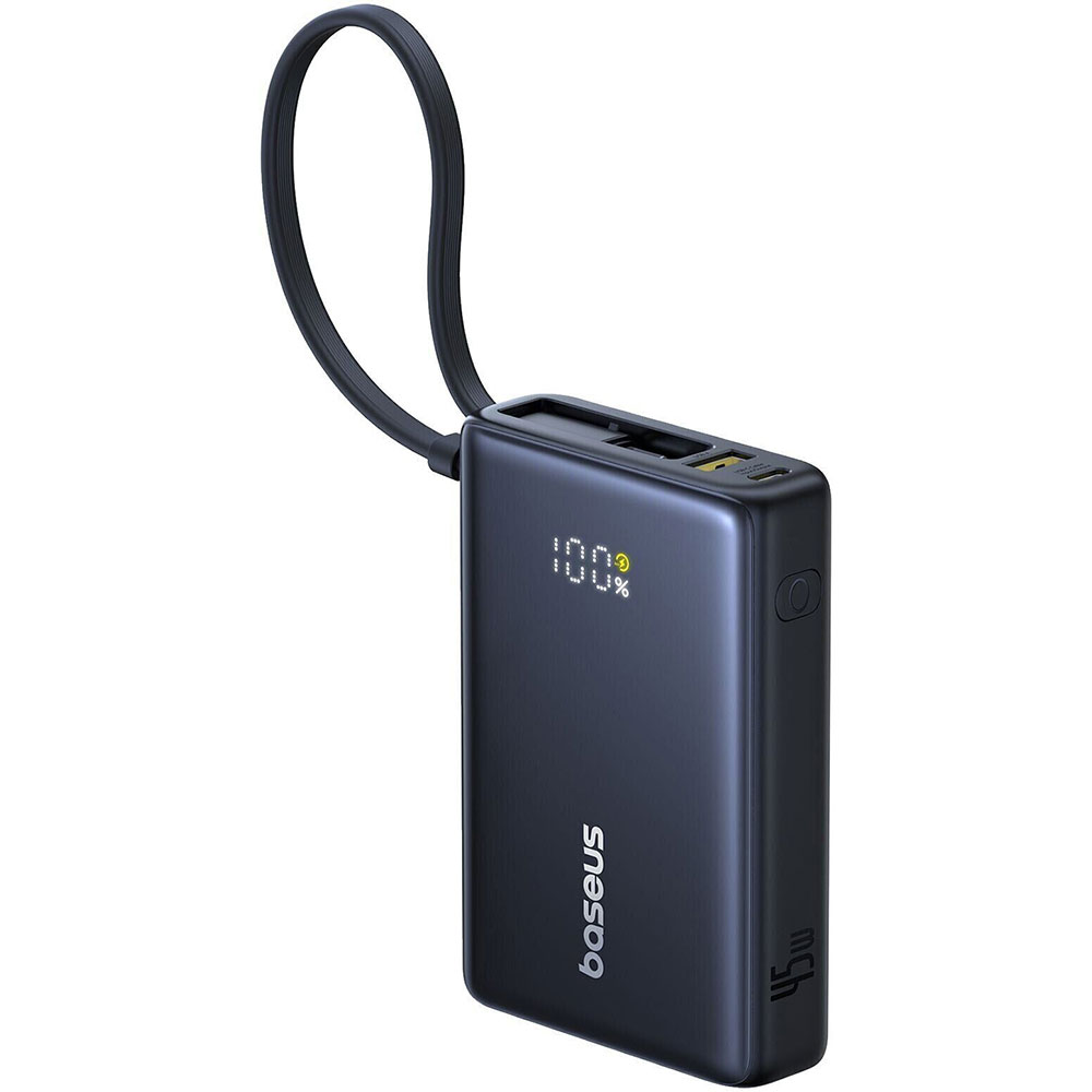 Зовнішній акумулятор Baseus PicoGo 10000mAh 45W Cosmic Black