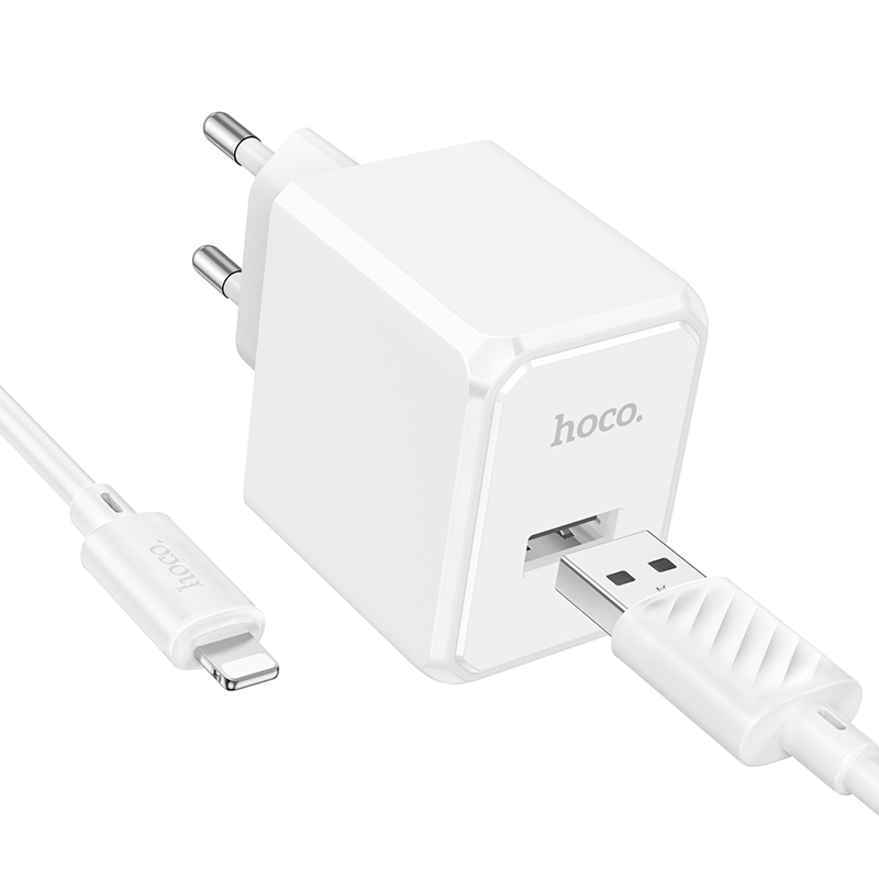 Мережевий зарядний пристрій HOCO CS11A Ocean 2.1A White