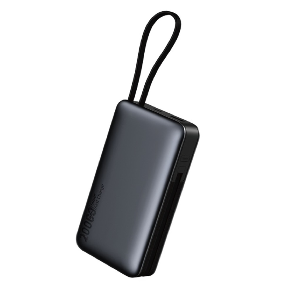 Зовнішній акумулятор WUW Y65 20000mAh PD 65W Чорний
