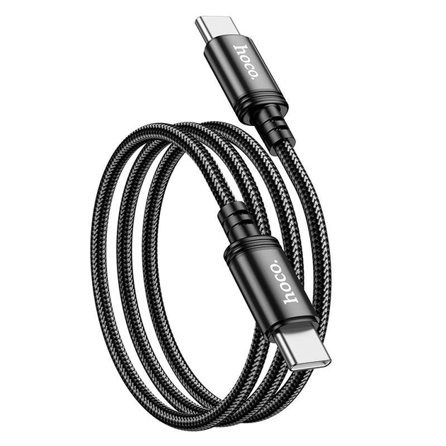 Кабель зарядний HOCO X89 Wind 60W Type-C to Type-C Чорний