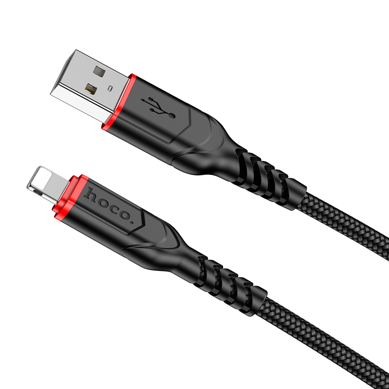 Кабель Hoco X59 Lightning 2.4A 2м чорний