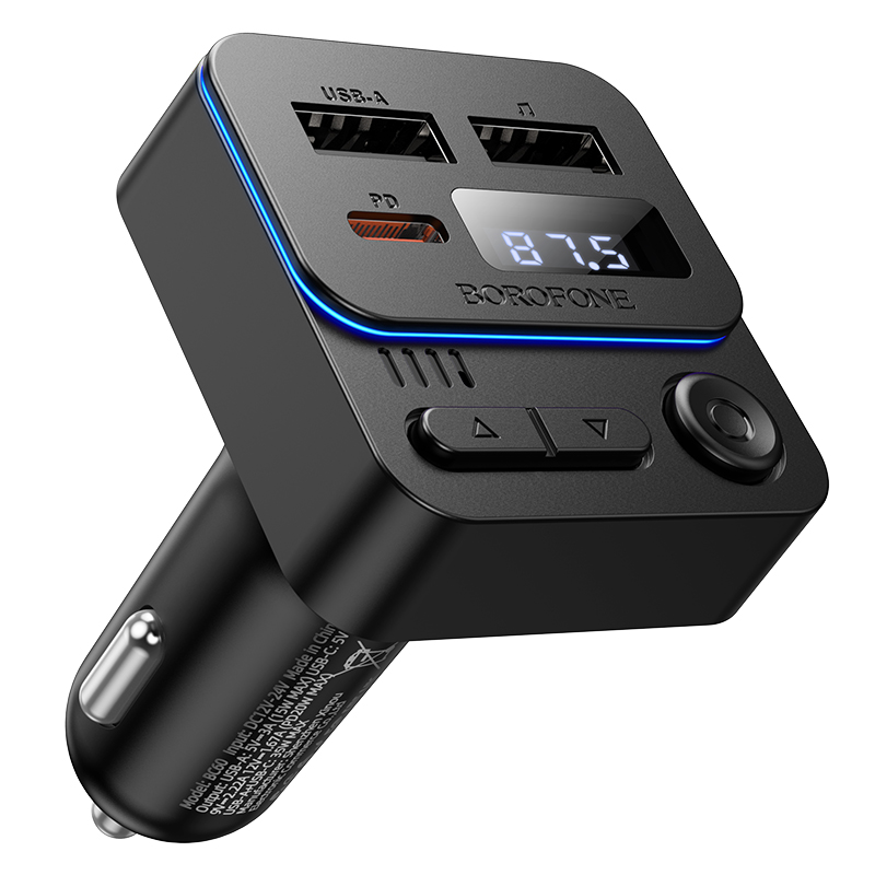 FM-трансмітер BOROFONE BC60 35W Black