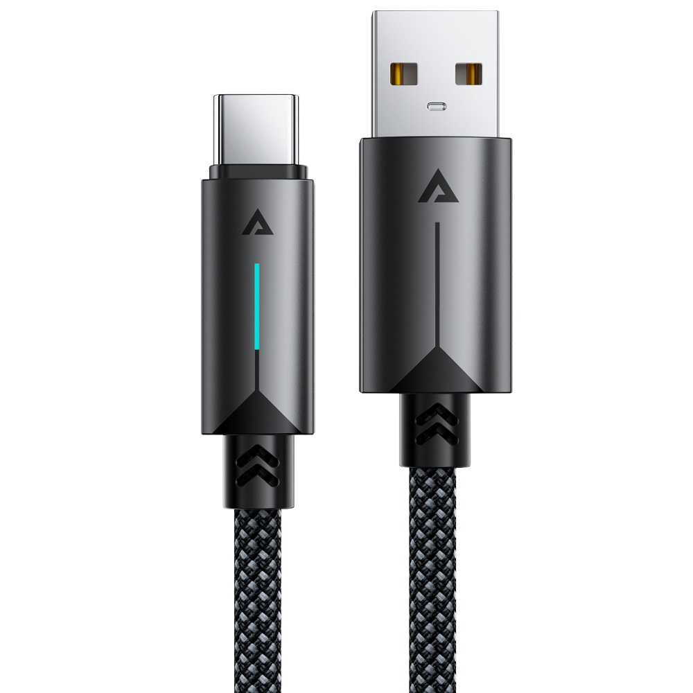 Кабель USB ACEFAST C19-04 швидка зарядка чорний
