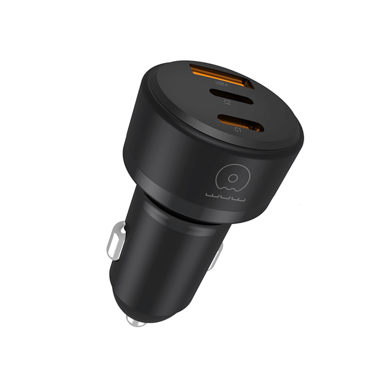 Автомобільний зарядний пристрій WUW C244 55W Black