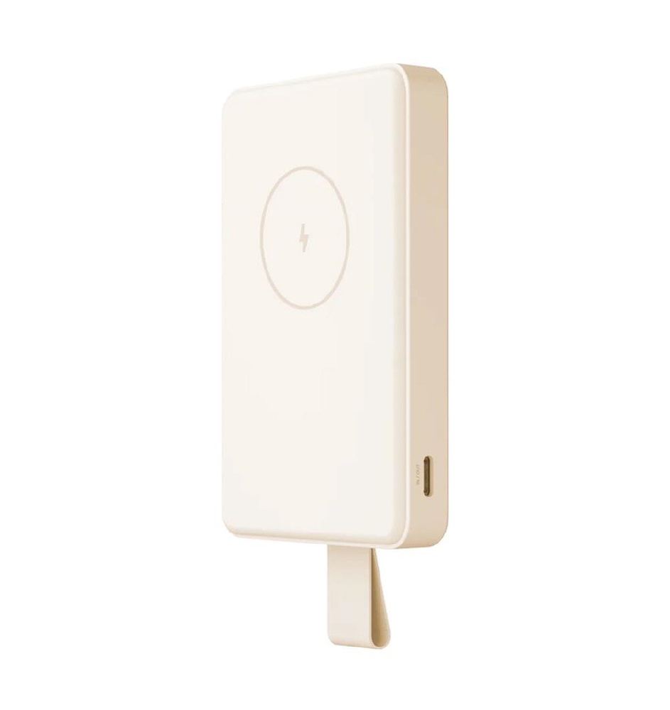 Зовнішній акумулятор Xiaomi Magnetic Power Bank 6000mAh Magnetic 15W Beige