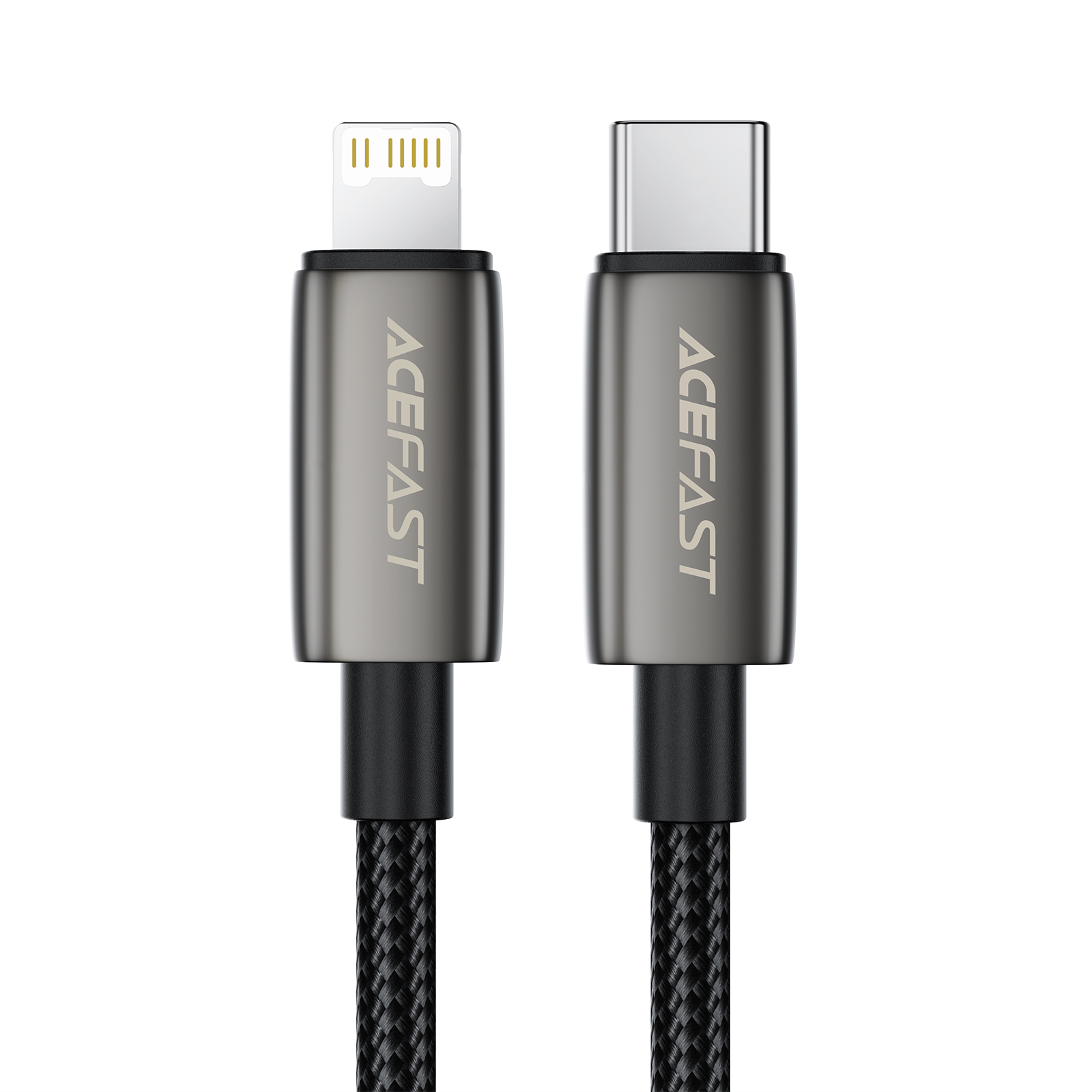 Кабель ACEFAST C23-01 USB Type-C to Lightning 30W 1.2м Чорний