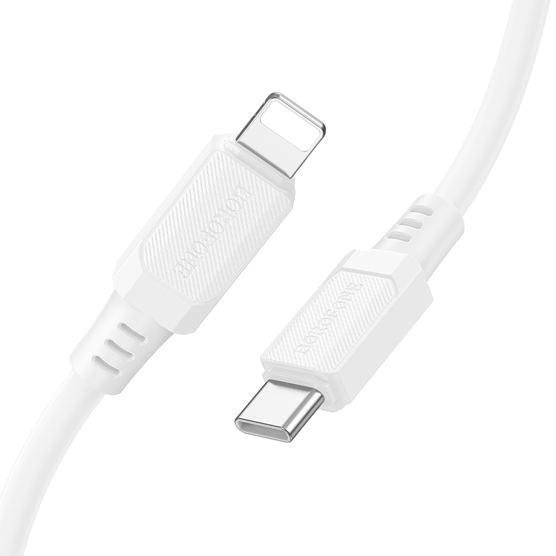 Кабель для зарядки BOROFONE BX115 Lotto PD Silicone White