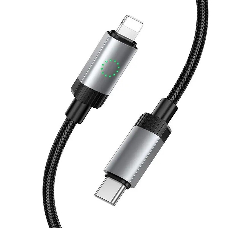 Кабель HOCO X117 Star PD27W charging data cable iP Black