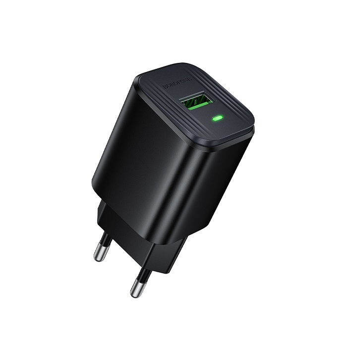 Мережевий зарядний пристрій BOROFONE BAS82A 18W QC3.0 Black