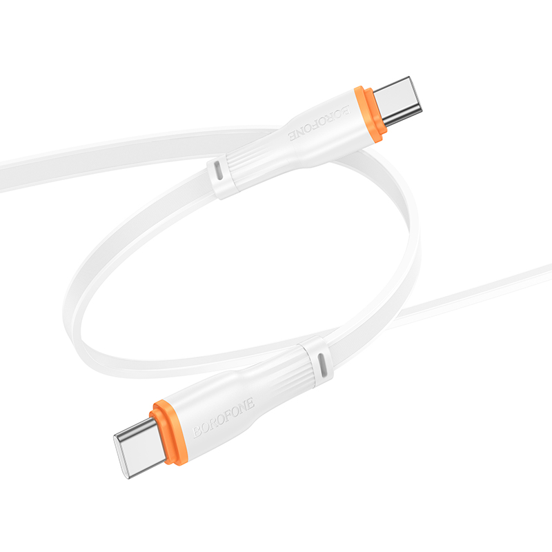 Кабель BOROFONE BX118 60W Type-C to Type-C Білий