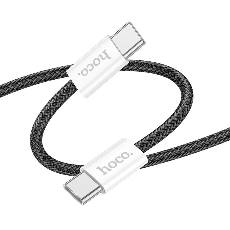 Кабель Hoco X104 60W Type-C to Type-C Black