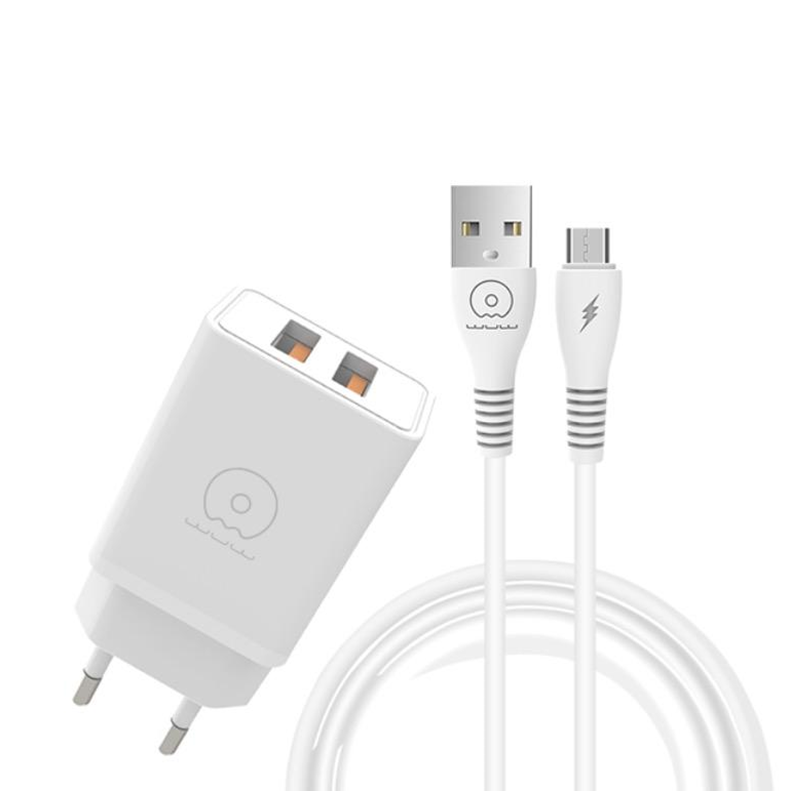 Мережевий зарядний пристрій WUW T55 3.1A White