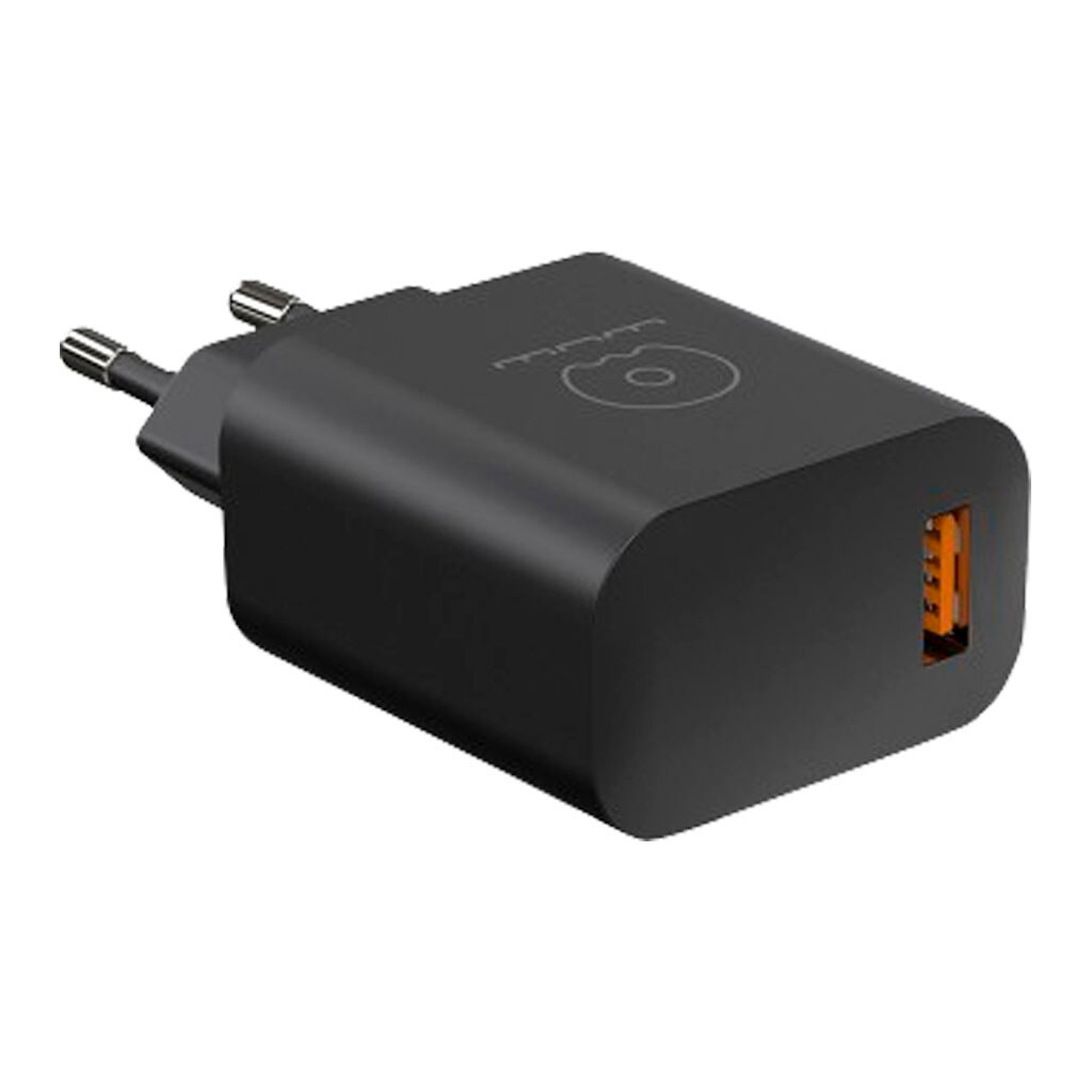 Мережевий зарядний пристрій WUW C170 QC 3.0 18W Black