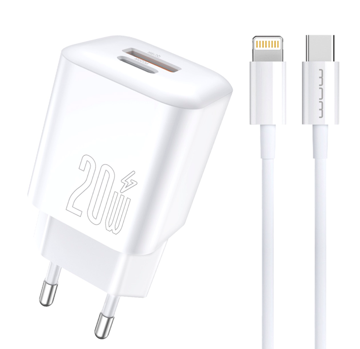 Мережевий зарядний пристрій WUW T104L PD20W Білий